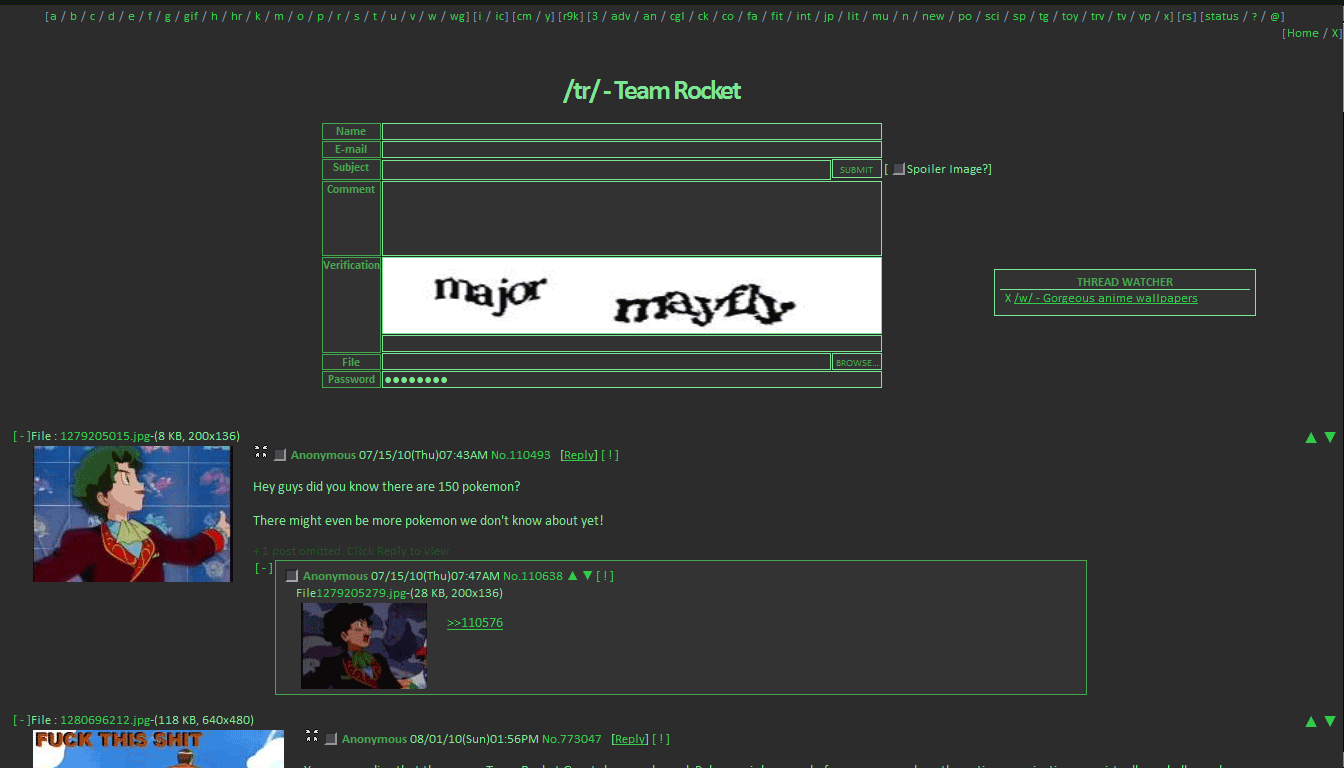 4CHAN DARK(Tech Green)*CAPTCHA UPDATE*