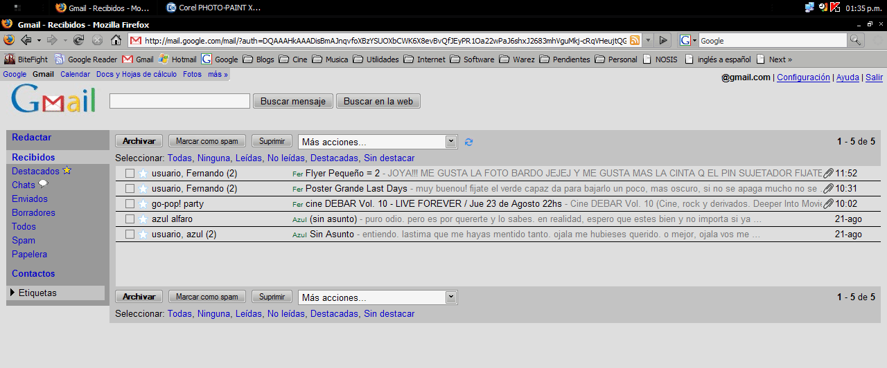 Gmail - Light Gray and Tweaked