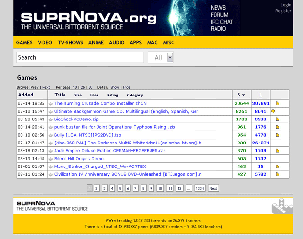 Suprnova.org Classic