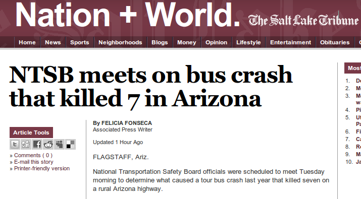Salt Lake Tribune - More Readable