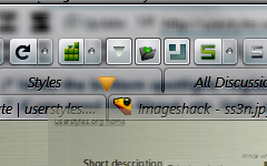 Tab drop indicator orange