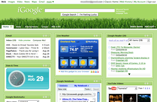 iGoogle Grass