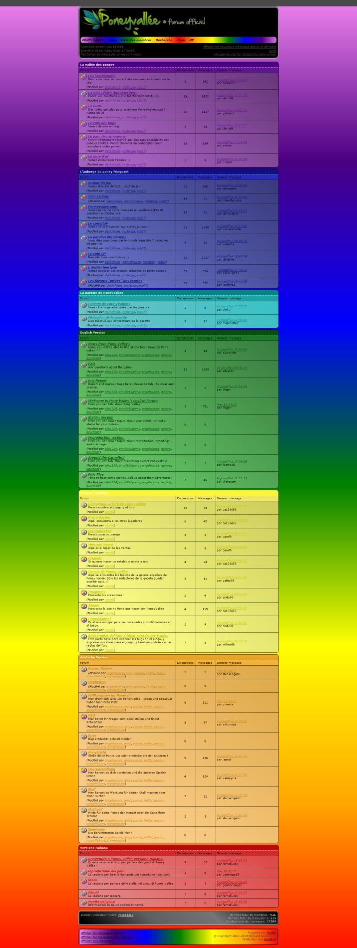 Poneyvallee (forum) - Arc en ciel