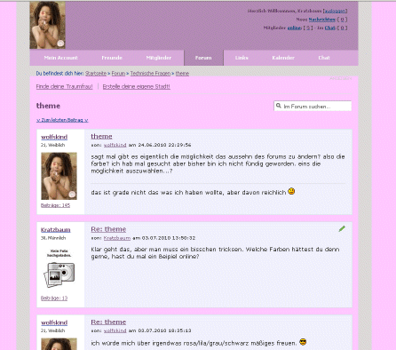 lupuslive.yooco.de Farbkombi viola