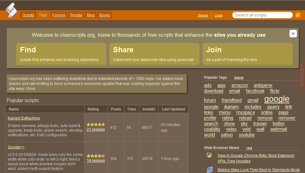 `Browny´ userscripts.org
