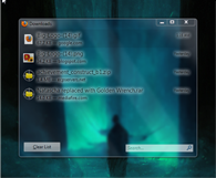 Downloads Manager Glass Style