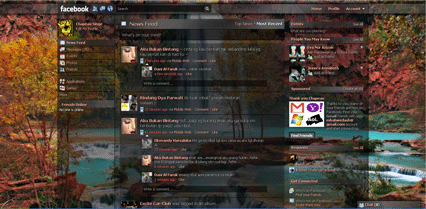 facebook waterfall transparency
