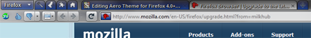 Aero Theme for Firefox 4.0+ by Elian152