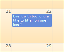 GCal: wrap event title (multi-week/Month)