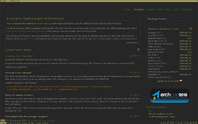 Arch Linux KISS