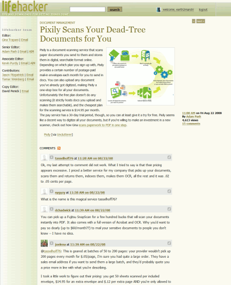 Clean Lifehacker II (11/12/08)