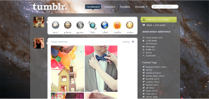 Tumblr Dashboard Planets