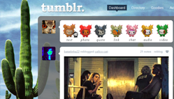 Tumblr Dashboard TokiDoki Cactus