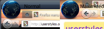 Firefox menu button as Firefox logo