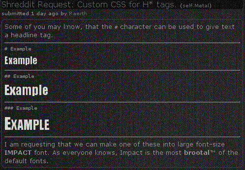 Shreddit Headers: Impact