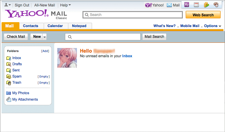 Yahoo! Mail Classics Cleaner