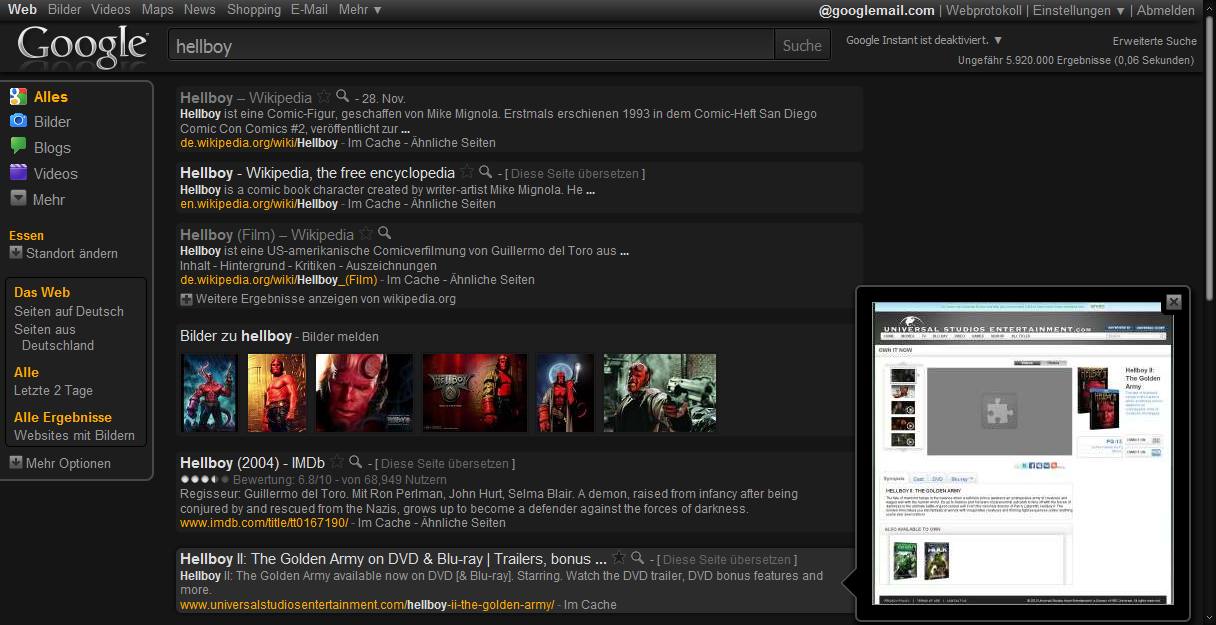 Perfect Dark Google w/out GMail (complete rework)