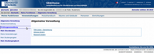 SB@Home Universität Würzburg