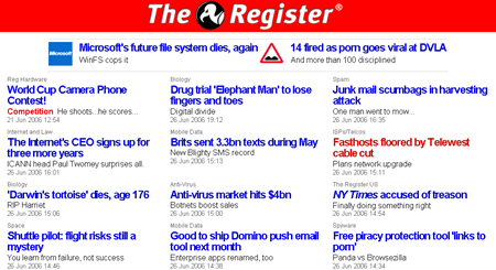 The Register - Minimalist