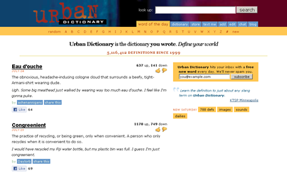 Urbandictionary - Clean, no ADs and wider