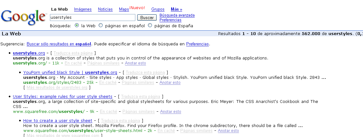 Google new style