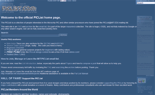 PICList tweaked, blue