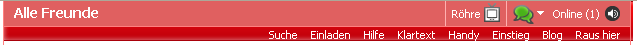 StudiVZ - Kopf/Fußleiste verkleinert