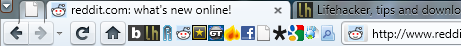 Skinny tabs on top - Firefox 4 Beta 2