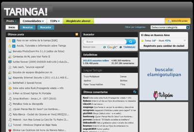 Taringa!  Dark-Grey