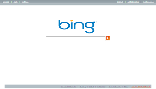 Bing -> Google