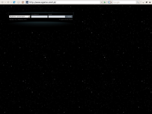 Only login form on ogame.onet.pl