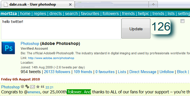 dabr.co.uk green theme