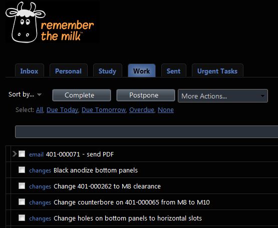 Remember The Milk - Dark