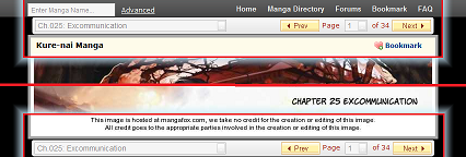MangaFox' manga (with more space)