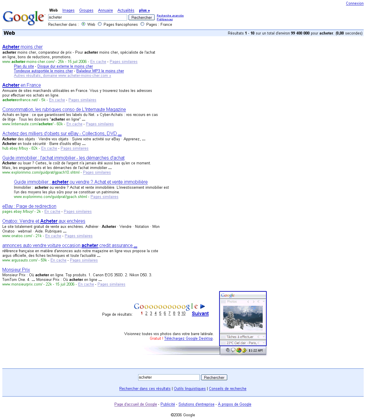 Google - remove ads