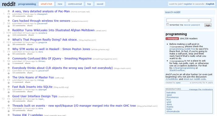 reddit - cleaner and prettier