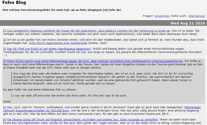 Fefes Blog - flowing gray