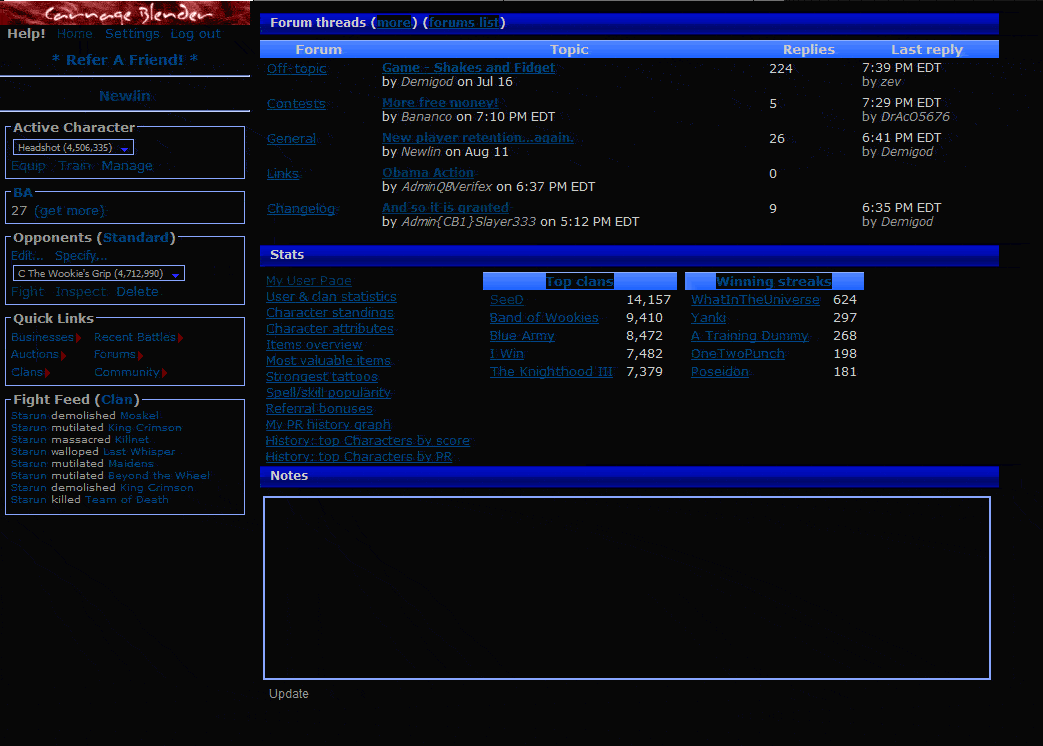 Carnage Blender - Black & Blue