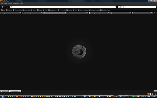 About:Blank Dark Gray Firefox