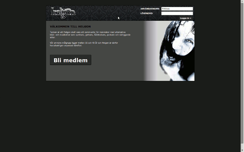 Clean Helgon Login - Clean up