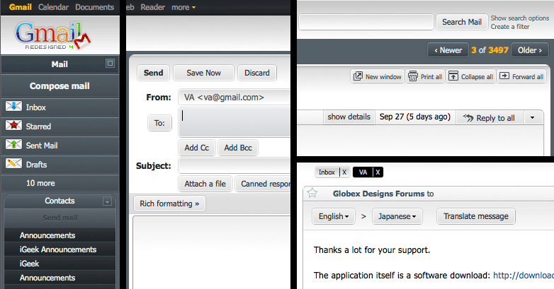 Gmail Redesigned - Useful to one