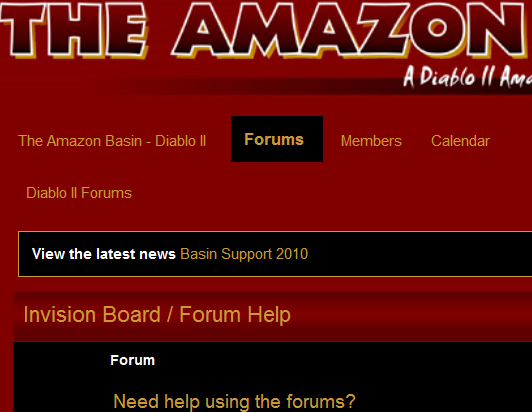 The Amazon Basin Diablo 2 Forum