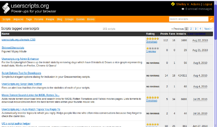 Netbook Userscripts.org