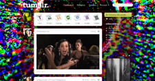 Broken Pixel Explosion theme for TUMBLR