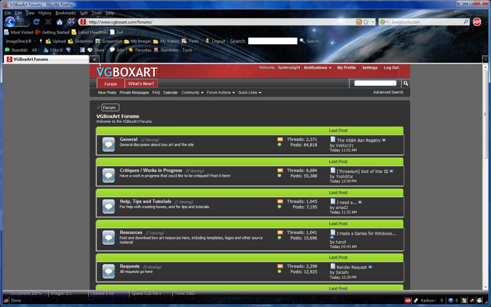VGBoxArt Resized Theme (vBulletin v4.0)