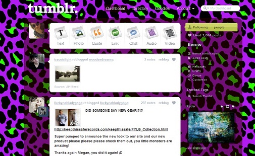 Purple leopard