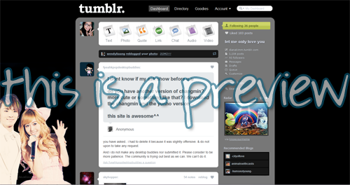 SHINee's Key & SNSD's Jessica Tumblr Dashboard