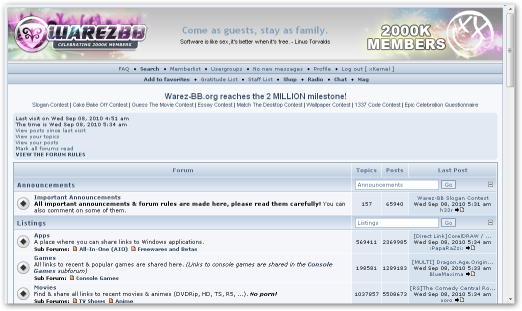 Warez-BB Original Theme (FISubIce2)