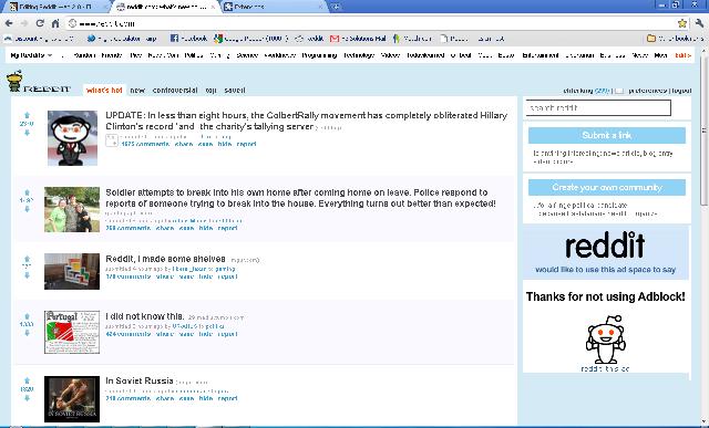 Reddit Web 2.0 - Fluid Layout