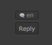 sayWhat? - darkGray Button